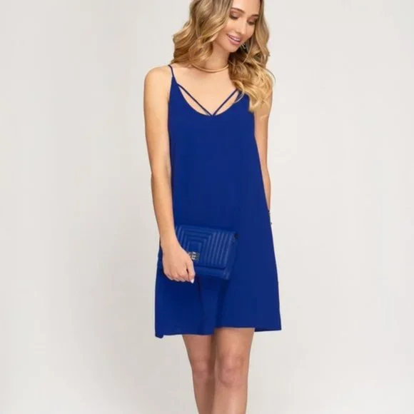 NEW Urban Chic Detail Strap Cami Shift Dress SZ SMALL NWT! - Picture 3 of 9